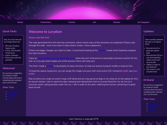 Rarebit folder/lurydcomics02 screenshot
