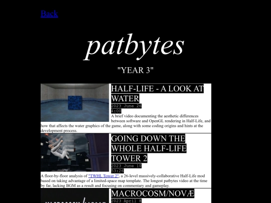videos screenshot