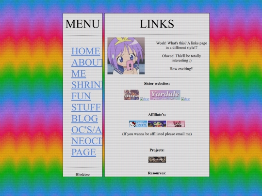 links screenshot