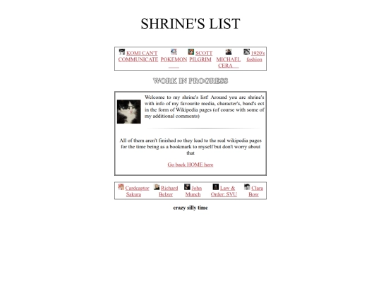 shrineslist screenshot
