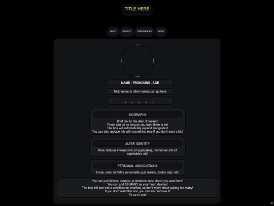 systemp by lal/template screenshot