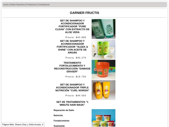 garnier screenshot