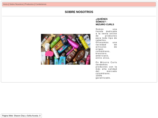 info screenshot