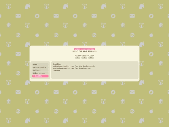 Credits screenshot