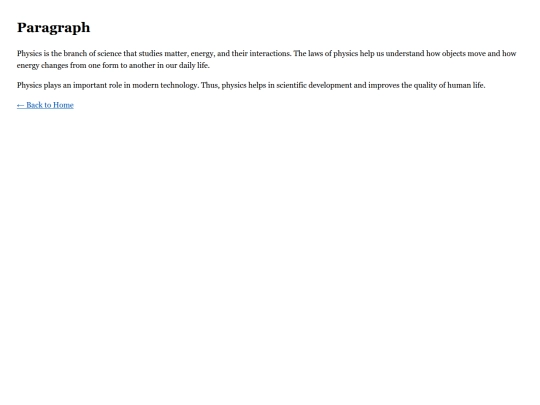 paragraph screenshot