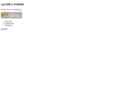 index screenshot