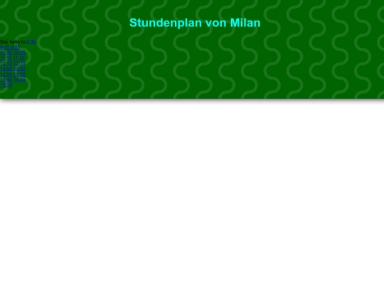 stundenplan screenshot
