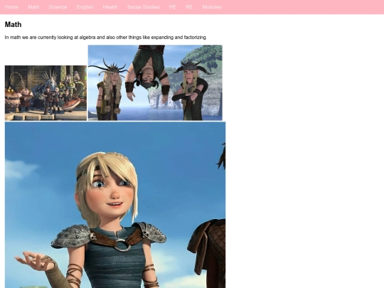 Math screenshot
