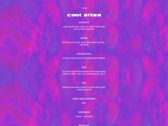 coolsites screenshot