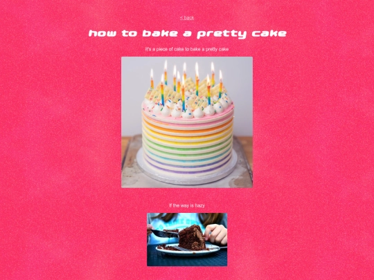 tips/cake screenshot