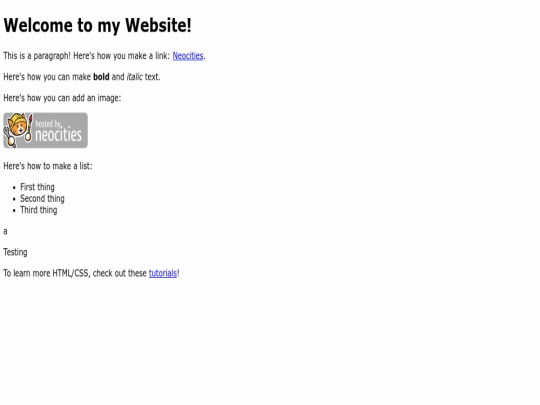 index screenshot