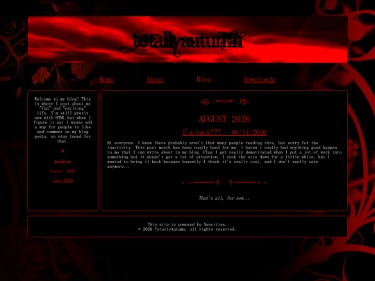 blog screenshot