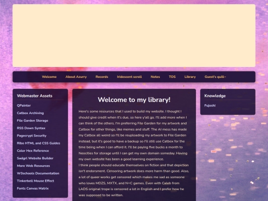 AzurrysLibrary screenshot