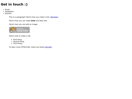 contact screenshot