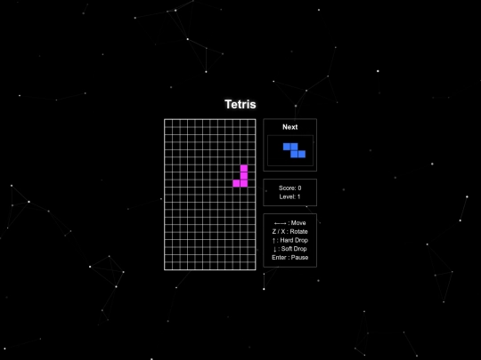 tetris screenshot