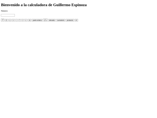 calculadora screenshot