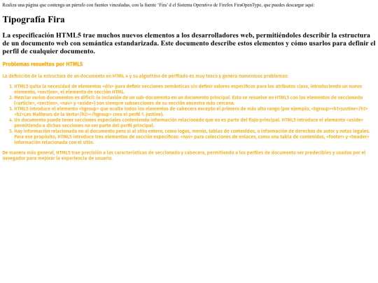 fira screenshot