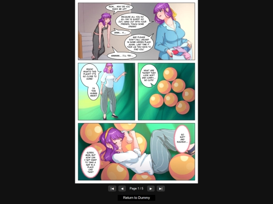 Comics/SilkyDreams/SilkyDreams screenshot