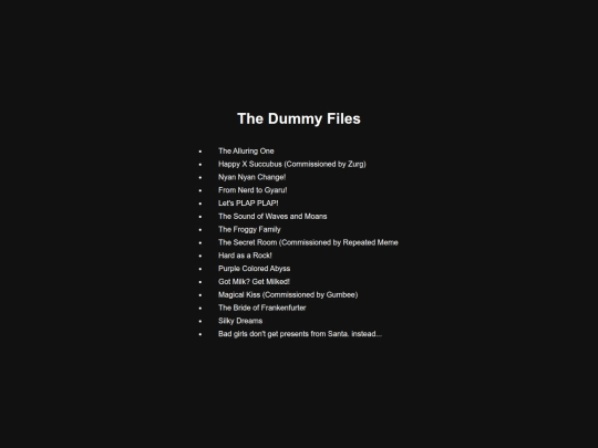 Dummy screenshot