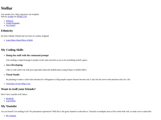 index screenshot