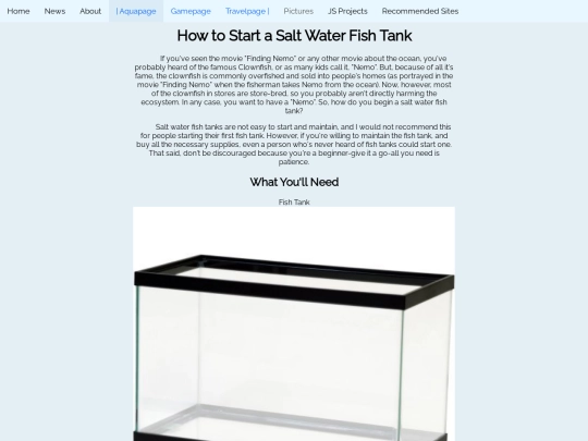 SaltWaterTank screenshot