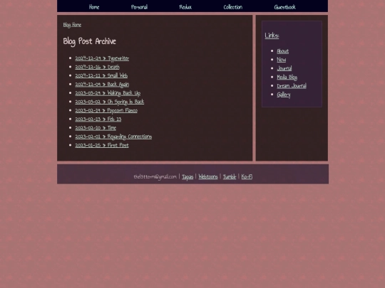 blog/archive screenshot