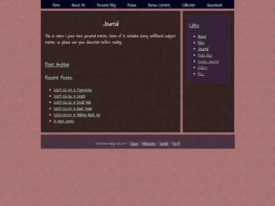 blog screenshot