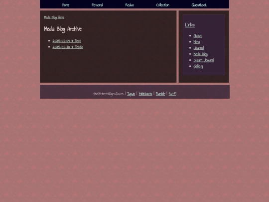 blog/media/archive screenshot