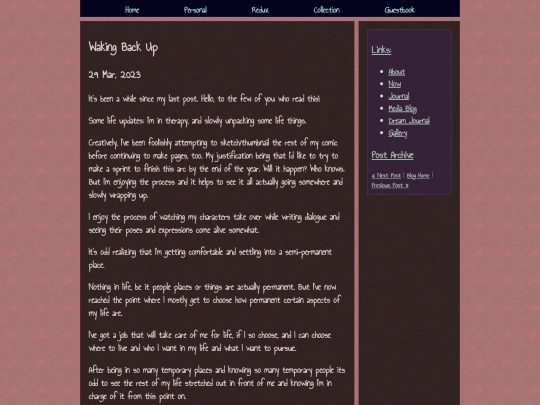 blog/posts/2023-03-29-Waking-Back-Up screenshot