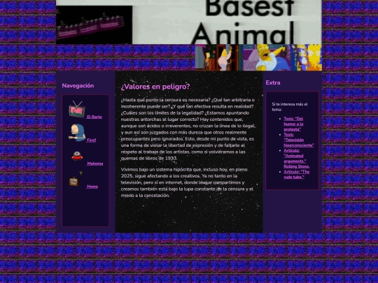 Valores screenshot