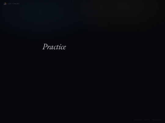 practice screenshot