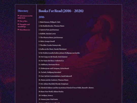 books_retro screenshot