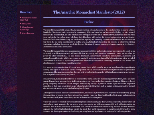 manifesto_retro screenshot