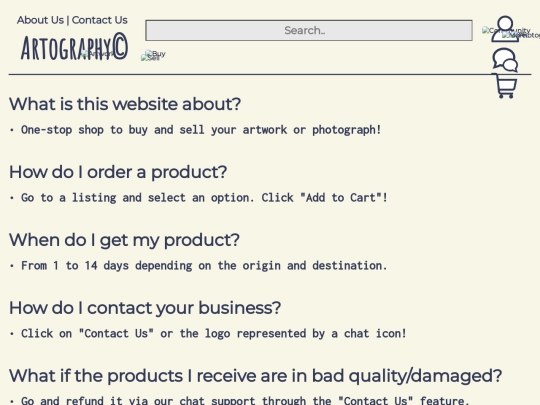 faq screenshot