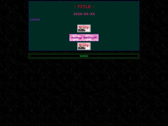 blog/blogTemplate screenshot