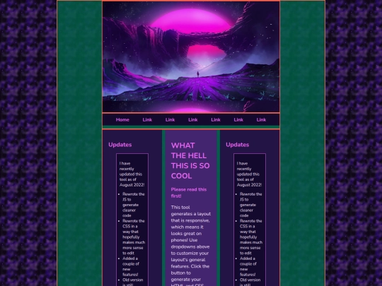 layout screenshot