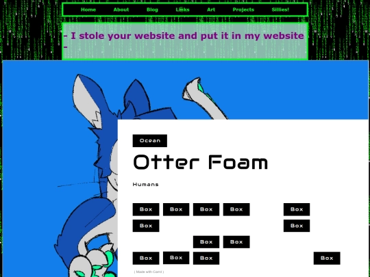 links screenshot