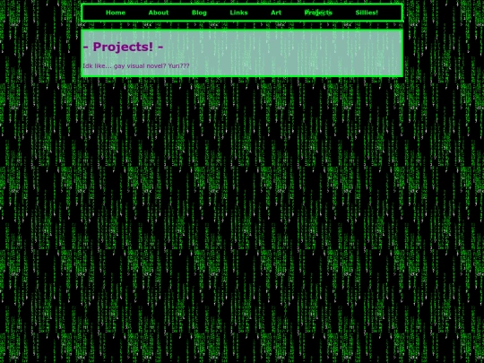 projects screenshot