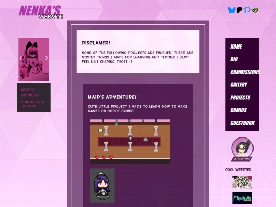 Projects screenshot