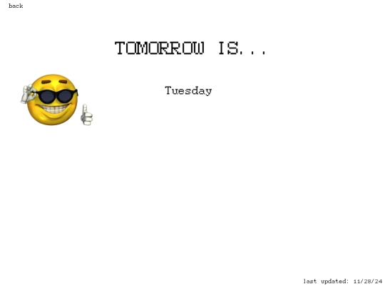 topsecret/tomorrowsdate screenshot