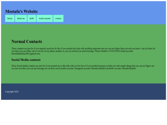 contact screenshot
