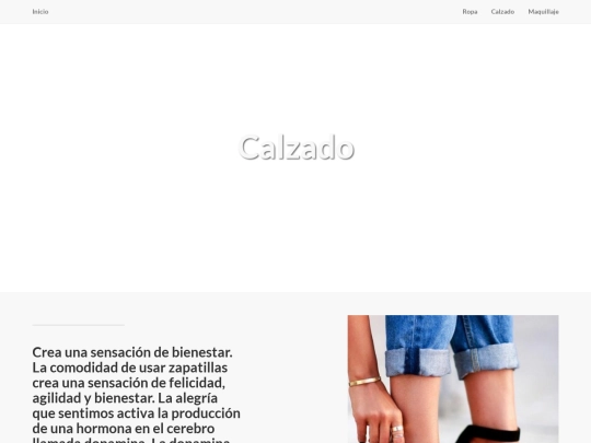 calzado screenshot