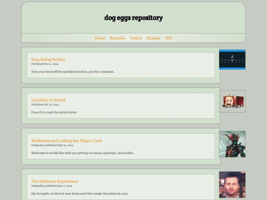 blog screenshot