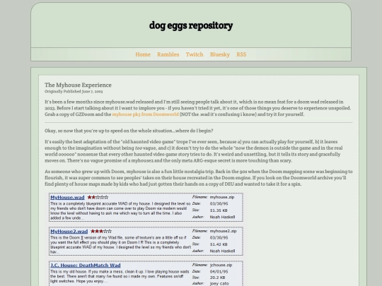 blog/myhouse screenshot