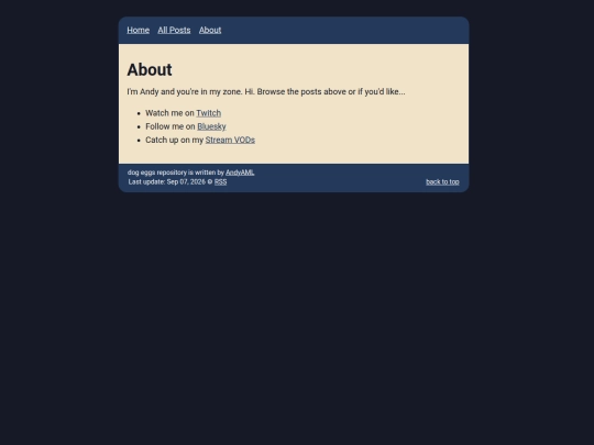 info/about screenshot