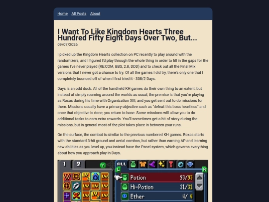 posts/358days screenshot