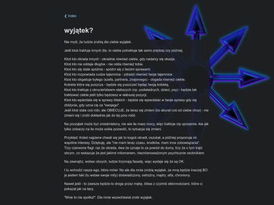 wyjatek screenshot