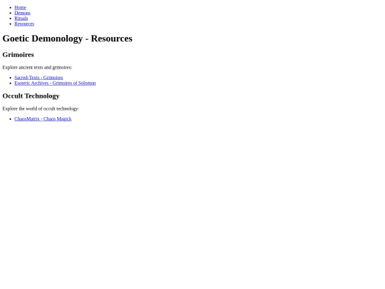resources screenshot