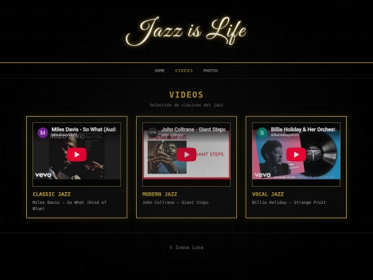 videos screenshot
