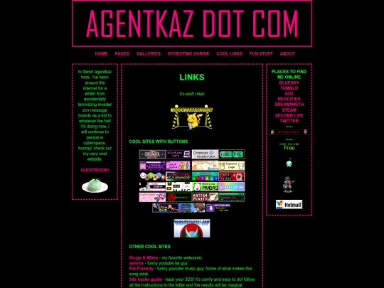 links screenshot